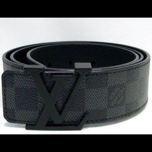 Black Louis Vuitton belt *Authentic*
